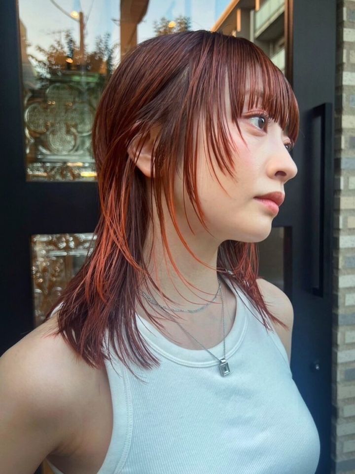 30代ヘアスタイル、ミディアム（サイド）、STRAMA