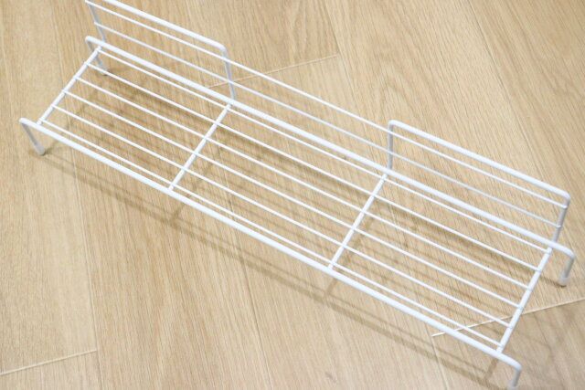 ダイソーのおすすめワイヤーコンロ奥ラック