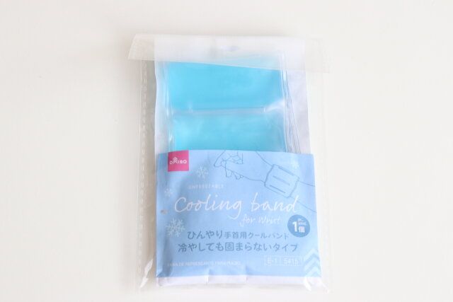 手首用クールバンド パッケージ