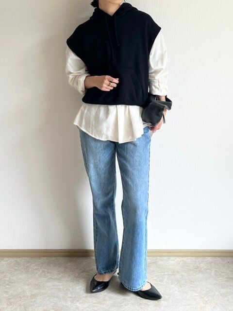 style③レイヤードで抜け感を上乗せ