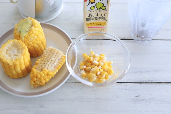 トウモロコシのポタージュの材料