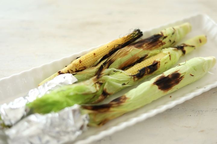 ヤングコーンのグリル