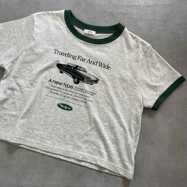 画像1: レトロなリンガーT