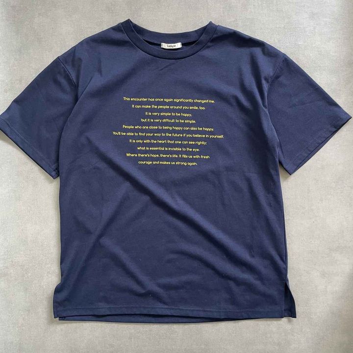 画像1: 大人カジュアルに着たいイエローロゴ