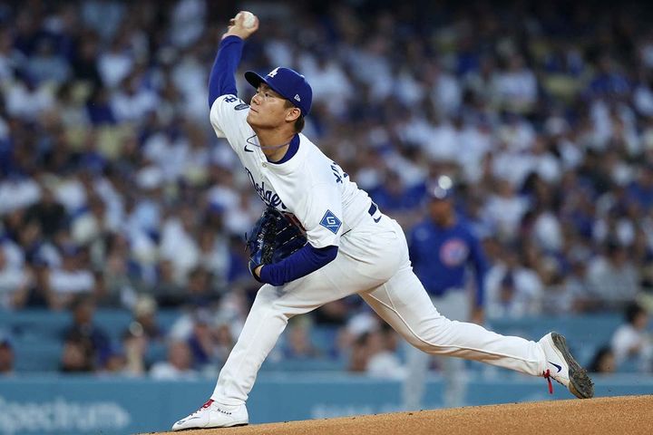 ドジャースの山本由伸（C）ロイター