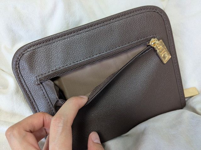 猫のダヤンお薬手帳ケース背面ポケット