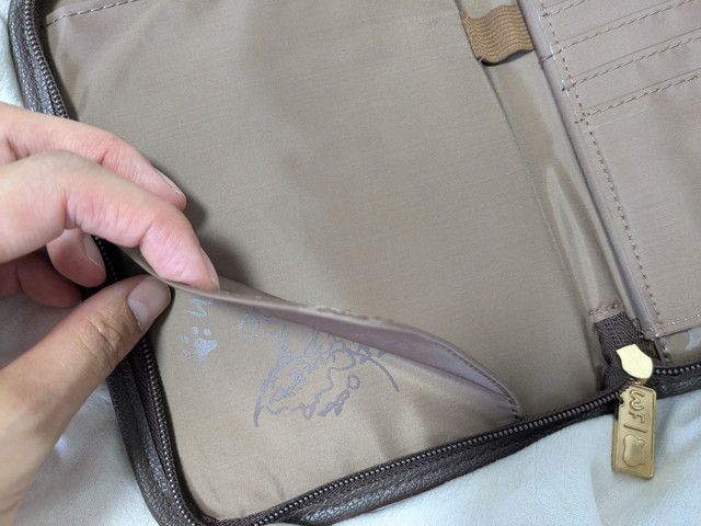 猫のダヤンお薬手帳ケース手帳入れポケット