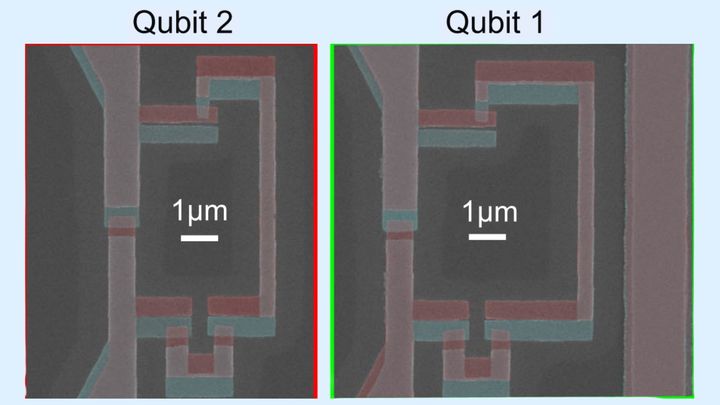 たった1粒の光が原子2つを同時に叩いた瞬間
