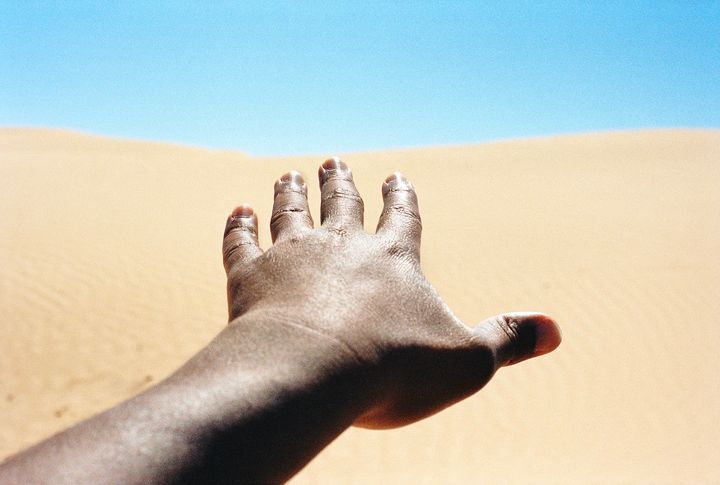 My left hand,Tunisia, 2012