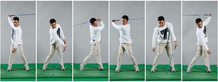 ここ一番で飛ばしたいときに効果的！片手のマン素振りのやり方は…