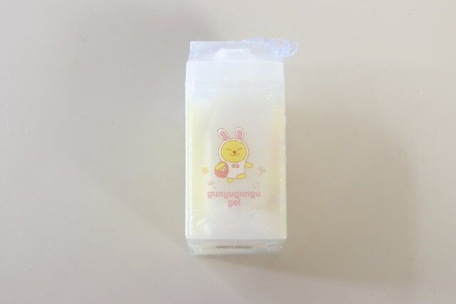 ダイソーのぐにゅぐにゅジェル（カカオフレンズ、牛乳パック）1