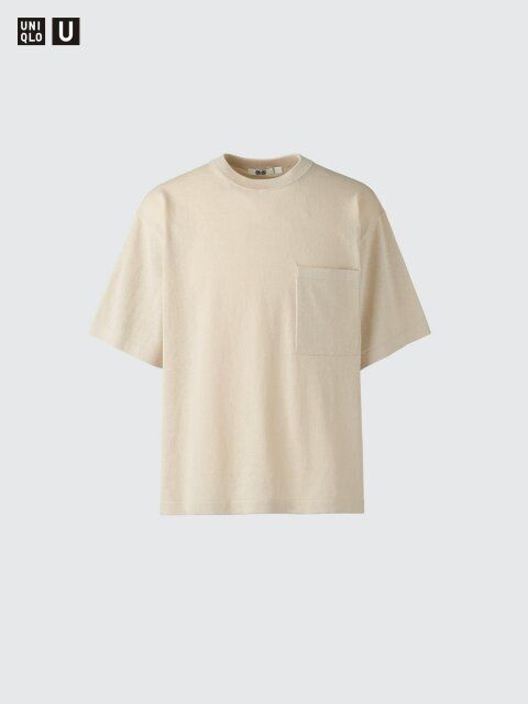 ユニクロのクルーネックセーター半袖