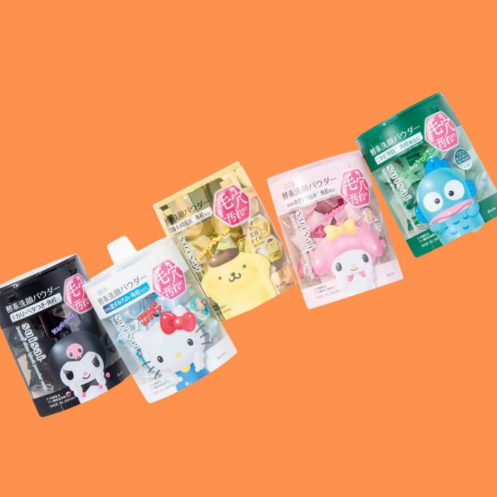 【6/21数量限定発売】サンリオのキャラが酵素洗顔パウダーのパケに！【スイサイ】