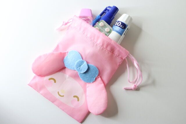 ダイカット巾着MMゆるっと 使用例