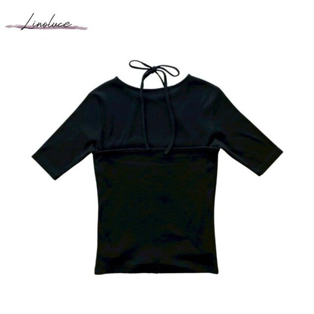 しまむらのリブキャミソール＆プルオーバー