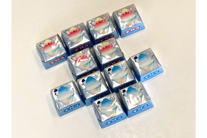 「かき氷カップ」個包装のパッケージもかわいい