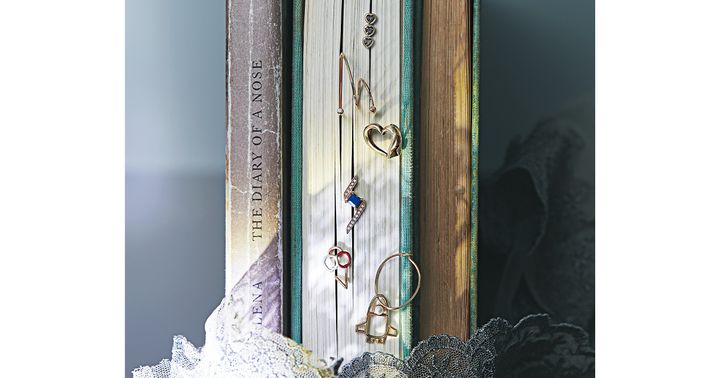 モチーフがかわいいシングルピアス