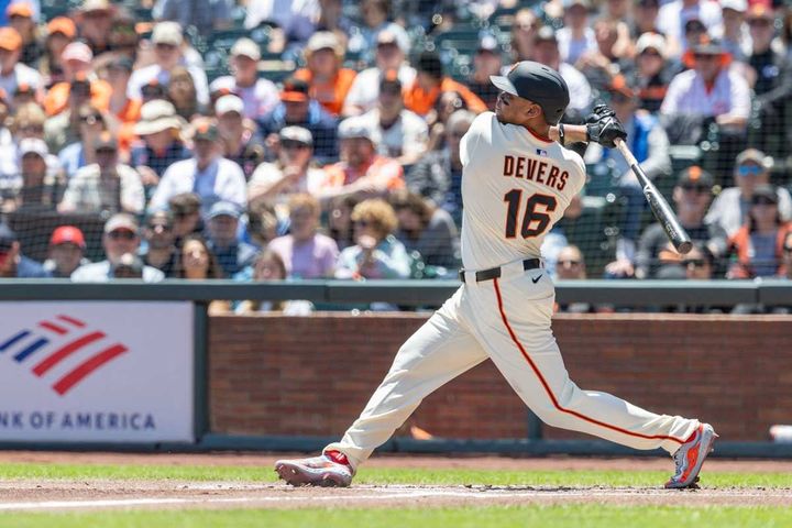 レッドソックスからジャイアンツに移籍したラファエル・デバース（C）ロイター