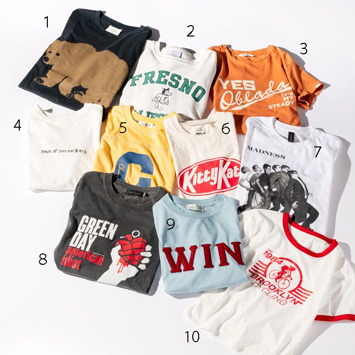 超印象的でコーデの主役になる！おしゃれでキャッチーなTシャツ12選