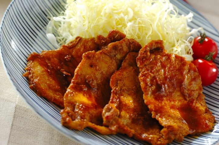 豚のカレーショウガ焼き