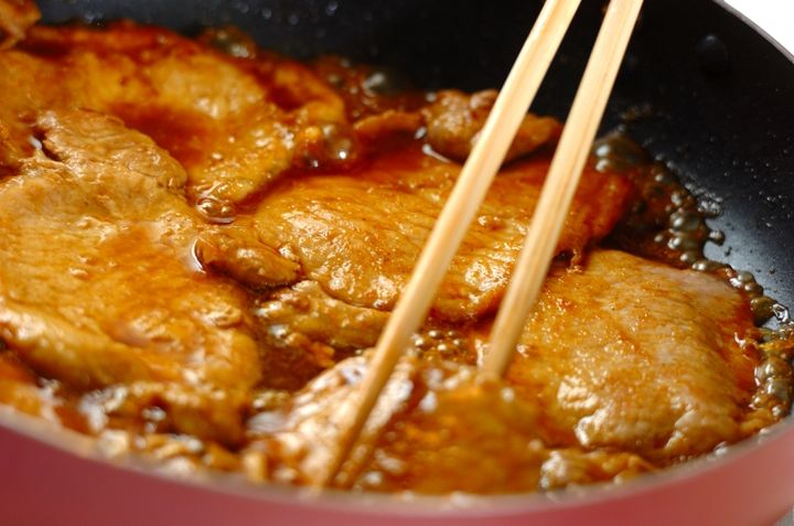豚のカレーショウガ焼きの作り方2