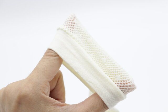 ダイソーのサンダルソックス（ラッセル、ピンドット）5