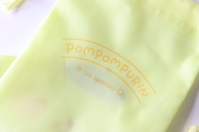 ダイソー ダイカット巾着 PN ゆるっと デザイン 裏