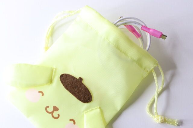 ダイソー ダイカット巾着 PN ゆるっと 使用例 小物