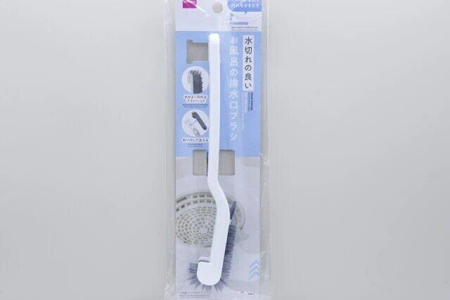 ダイソー 水切れの良いお風呂の排水口ブラシ パッケージ