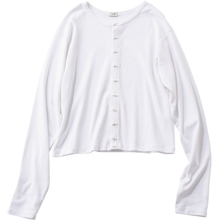 SEAの白カーディガン