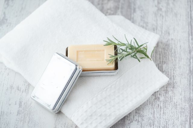 石鹸のような清潔感のある香り