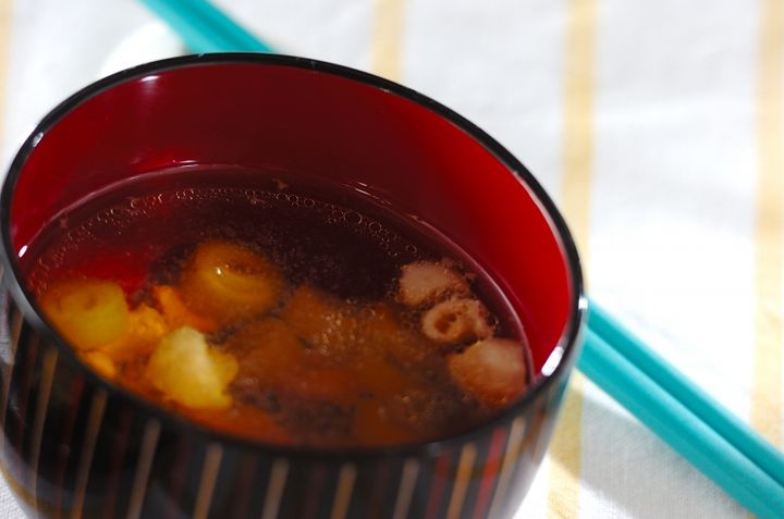 鶏肉のすまし汁