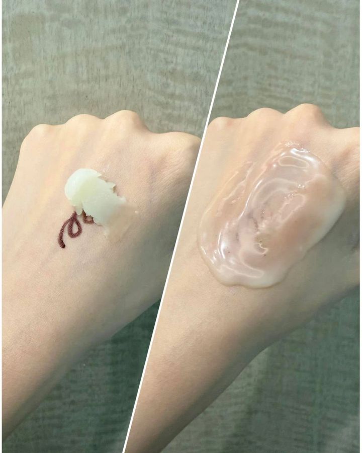 アルビオン アンフィネス スマストレッチ クレンジングバーム テクスチャー