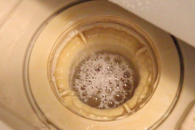 ダイソー 強力カビハイター お風呂の排水口そうじこれだけ お風呂 排水口 仕上がり