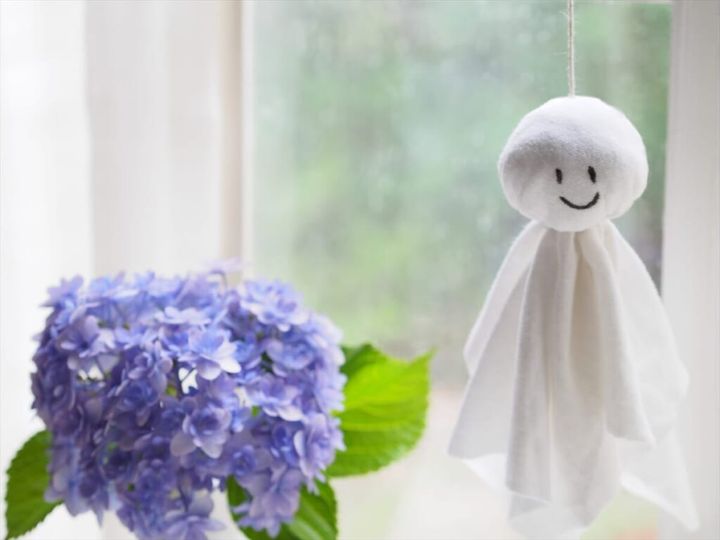 梅雨 あじさい てるてるぼうず