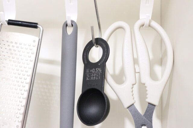 パスタメジャー付計量スプーン 吊り下げ