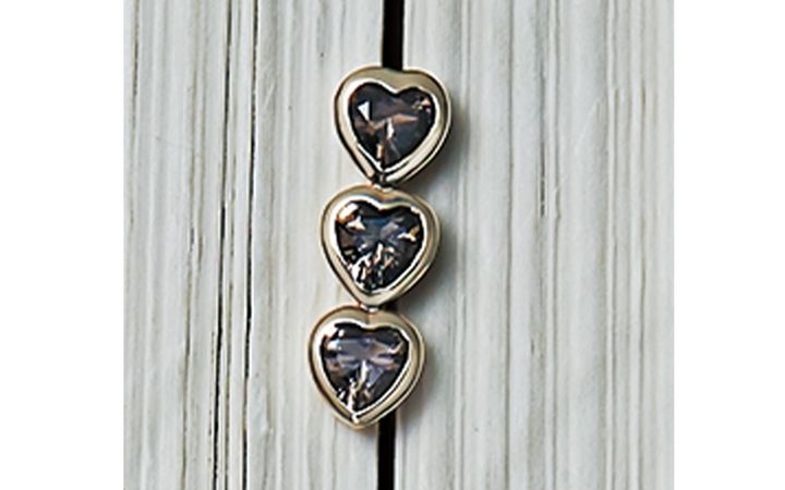 4℃のハートピアス