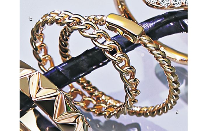 イエローゴールドのデザインリング２選