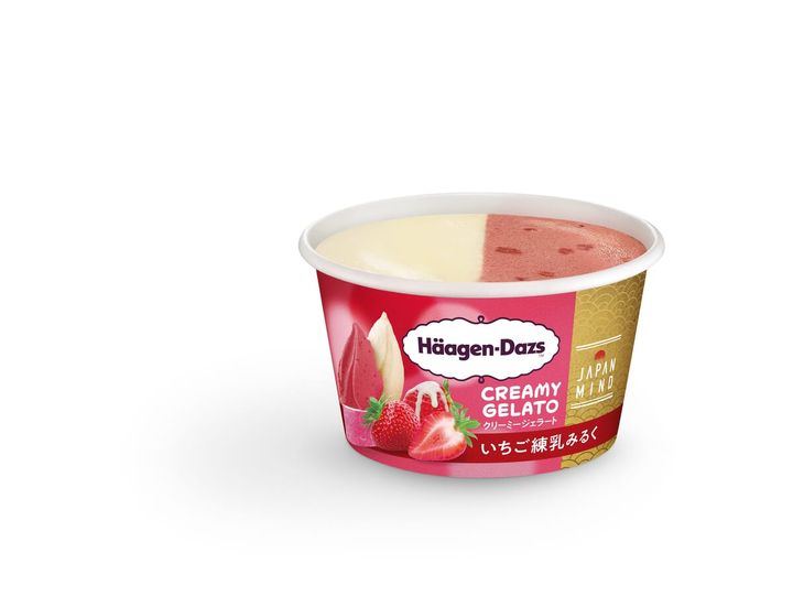 ミニカップ CREAMY GELATO『いちご練乳みるく』 商品画像2