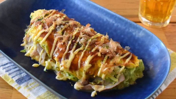 完成した「とんぺい焼き」（キユーピーの公式Xアカウントより）