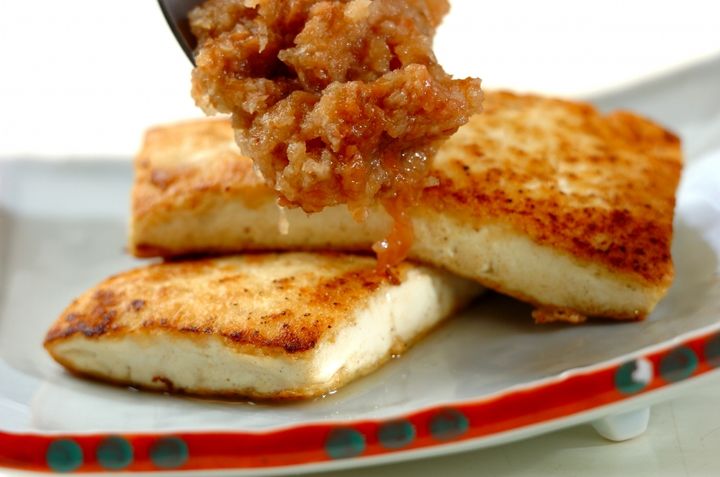 梅おろし豆腐ステーキの作り方2