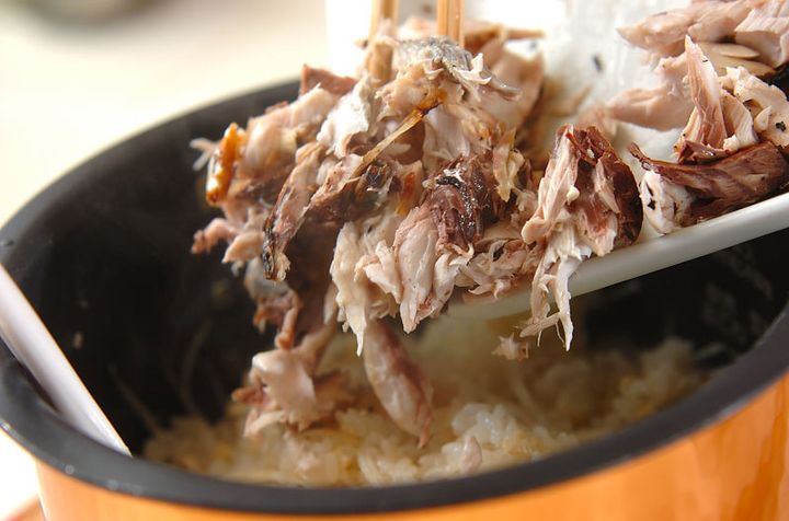 焼きサバのショウガご飯の作り方3