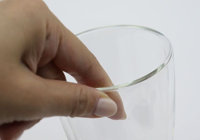 ダイソー ダブルウォールコップ（350ml） 素材 厚み