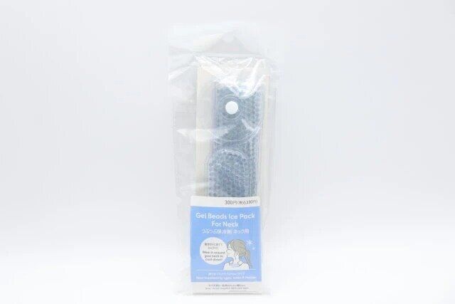ダイソーのつぶつぶ保冷剤 ネック用のパッケージ