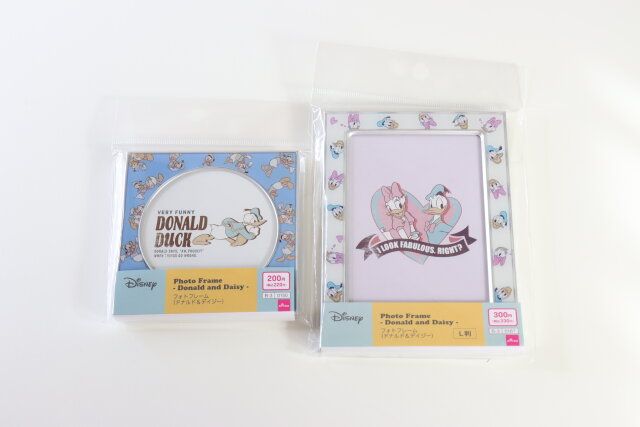 ダイソー フォトフレーム、丸（ドナルド＆デイジー）DC8 フォトフレーム、角（ドナルド＆デイジー）DC8 パッケージ
