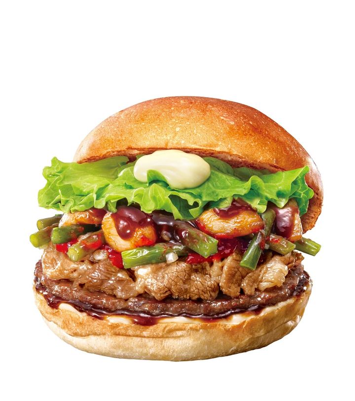 にんにく牛カルビバーガー