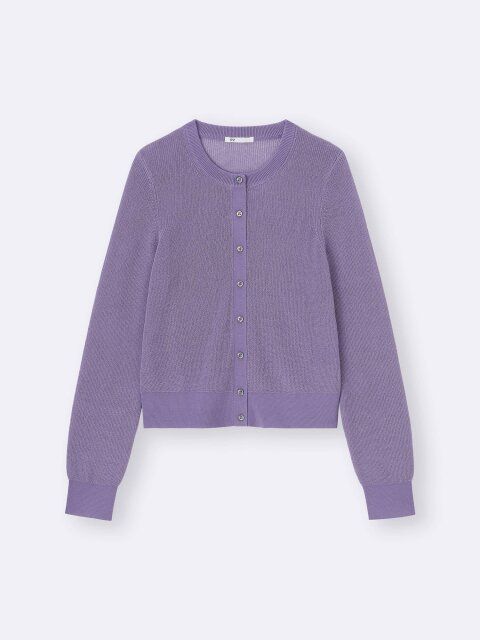 GUのシアーカーディガン