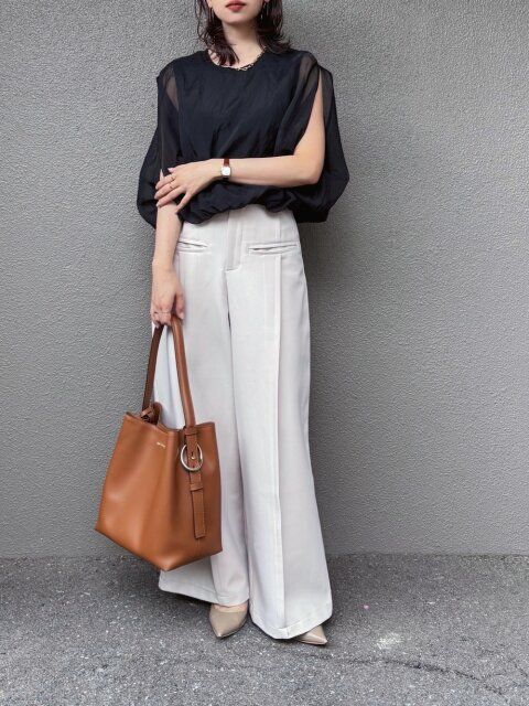 シアートップスコーデ2