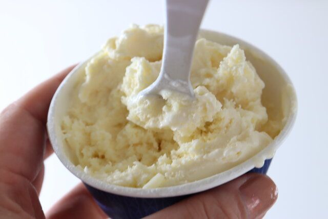 アイスをホイップするスプーン 使用例