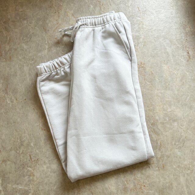 GU スウェットジョガーパンツ OFF WHITE